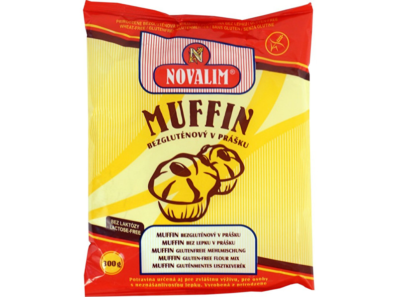 Zobrazit detail výrobku Novalim Bezlepkový muffin v prášku 300g Zobrazit detail výrobku Novalim Bezlepkový muffin v prášku 300g