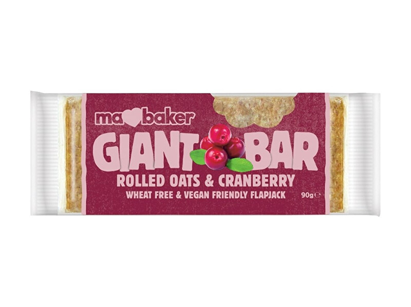 Zobrazit detail výrobku Ma Baker Giant Bar 90 g brusinky Zobrazit detail výrobku Ma Baker Giant Bar 90 g brusinky