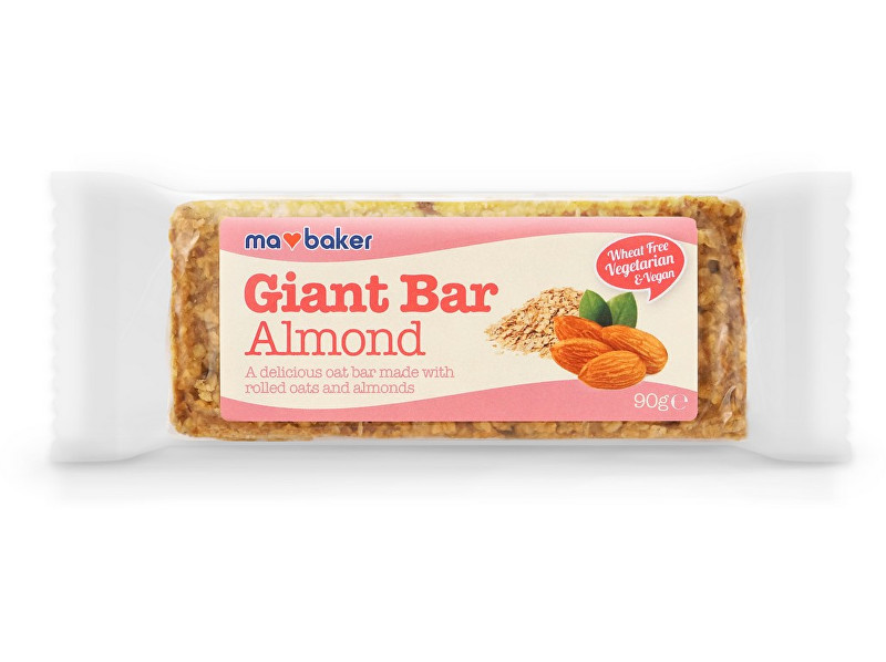 GIANT BAR Tyčinka ovesná Giant bar Obří Mandlová 90g