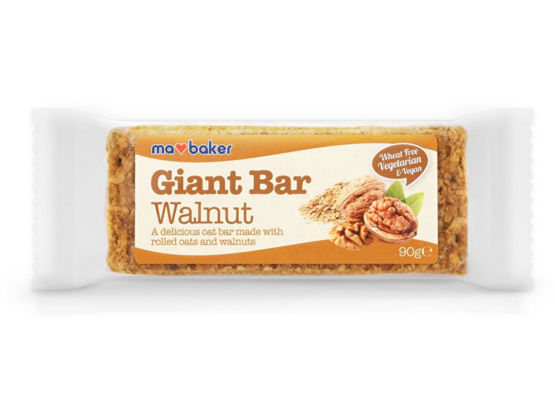 GIANT BAR Tyčinka ovesná Giant bar Obří Vlašský ořech 90g