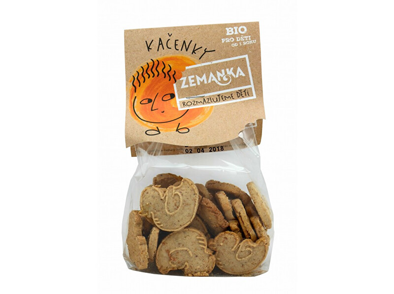 Biopekárna Zemanka Bio Jablečné kačenky se špaldovou moukou 100 g