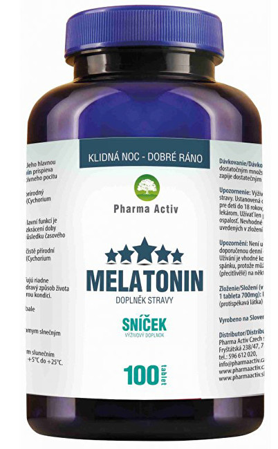 Zobrazit detail výrobku Aurum Sníček Melatonin 100 tbl. Zobrazit detail výrobku Aurum Sníček Melatonin 100 tbl.