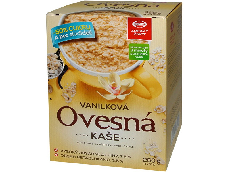 Zobrazit detail výrobku Semix Ovesná kaše vanilková 260g Zobrazit detail výrobku Semix Ovesná kaše vanilková 260g