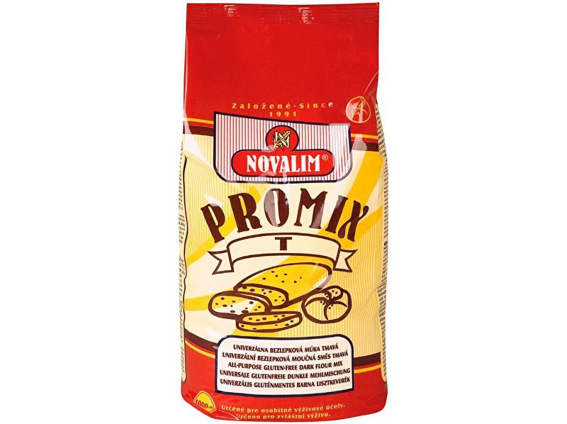 Zobrazit detail výrobku Novalim Promix-t bezlepková mouka univerzální tmavá 1kg Zobrazit detail výrobku Novalim Promix-t bezlepková mouka univerzální tmavá 1kg