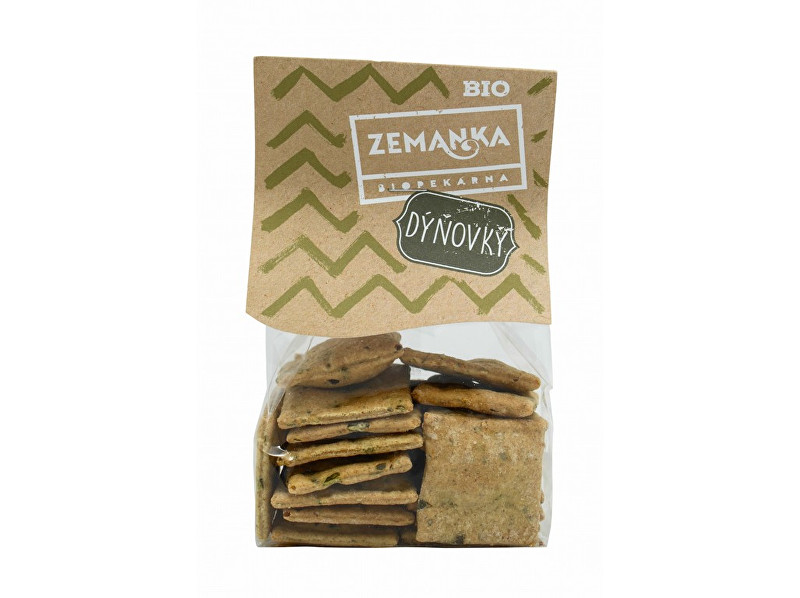 Zobrazit detail výrobku Biopekárna Zemanka Bio Špaldové krekry s dýňovým semínkem a česnekem 100g Zobrazit detail výrobku Biopekárna Zemanka Bio Špaldové krekry s dýňovým semínkem a česnekem 100g