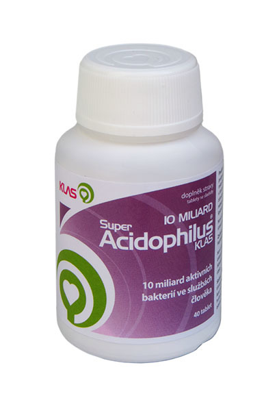 Klas Super Acidophilus plus 10 miliard 40 cucacích tbl.