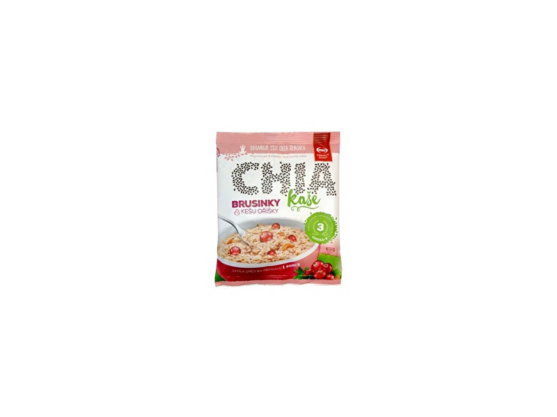 Semix Vícezrnná chia kaše s brusinkami a kešu oříšky 65g