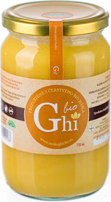 Zobrazit detail výrobku České ghíčko BIO Ghí 720 ml Zobrazit detail výrobku České ghíčko BIO Ghí 720 ml