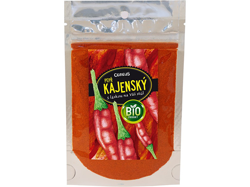 Zobrazit detail výrobku Cereus Bio Kajenský pepř 30 g Zobrazit detail výrobku Cereus Bio Kajenský pepř 30 g