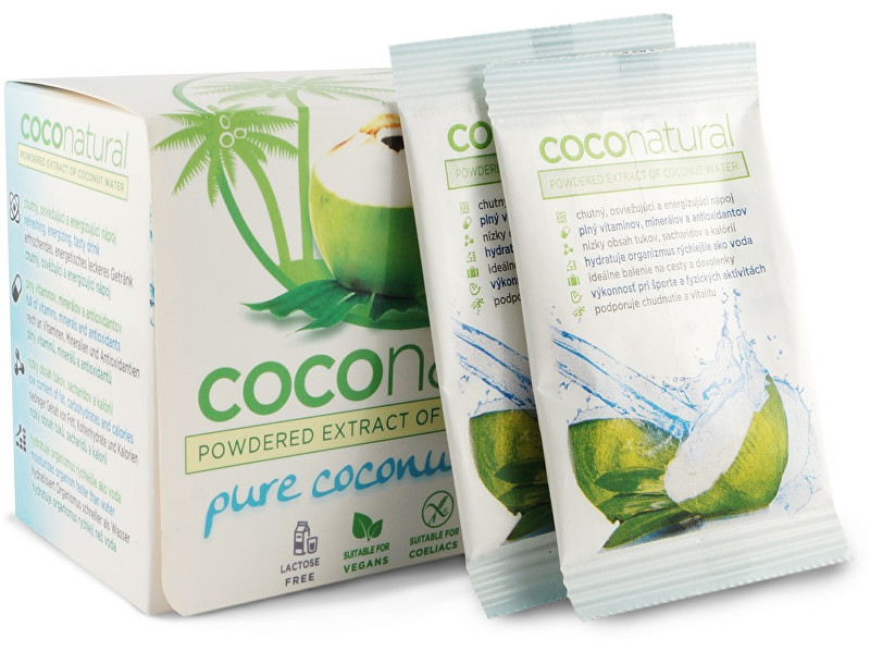 coconatural Coco natural 15x8g Box - instantní kokosová voda