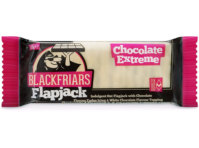 Zobrazit detail výrobku Blackfriars Flapjack 110 g, tmavá a bílá čokoláda Zobrazit detail výrobku Blackfriars Flapjack 110 g, tmavá a bílá čokoláda