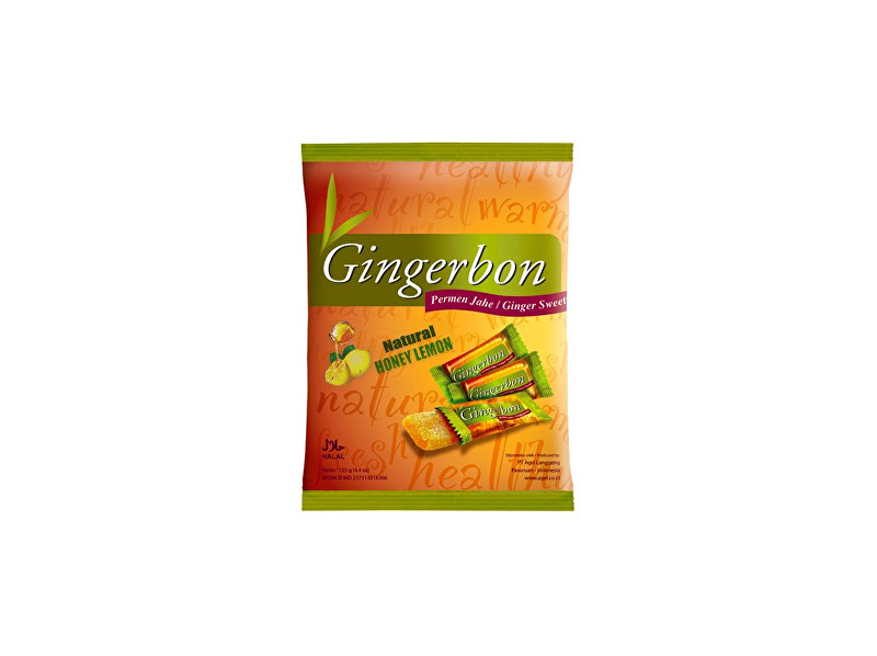 Stykra Gingerbon 125 g citron s medem