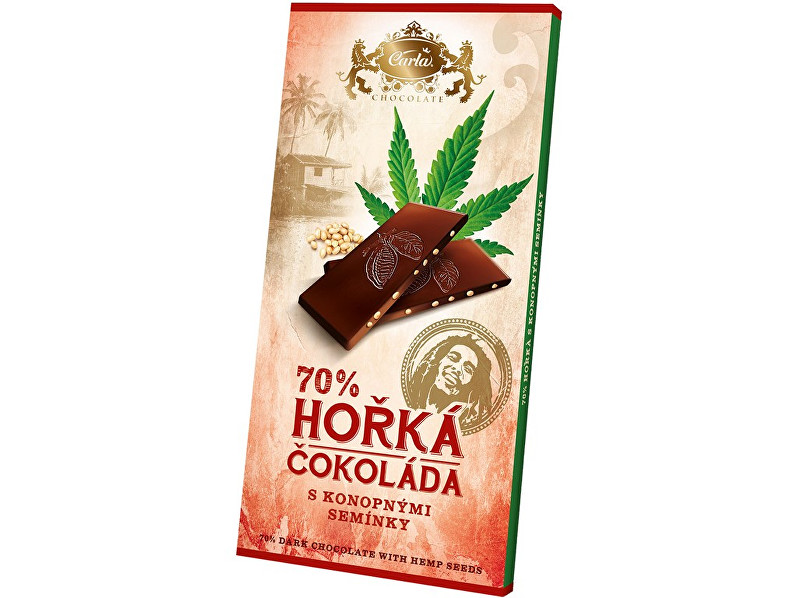 Zobrazit detail výrobku Carla Hořká čokoláda s konopným semínkem 80 sg Zobrazit detail výrobku Carla Hořká čokoláda s konopným semínkem 80 sg