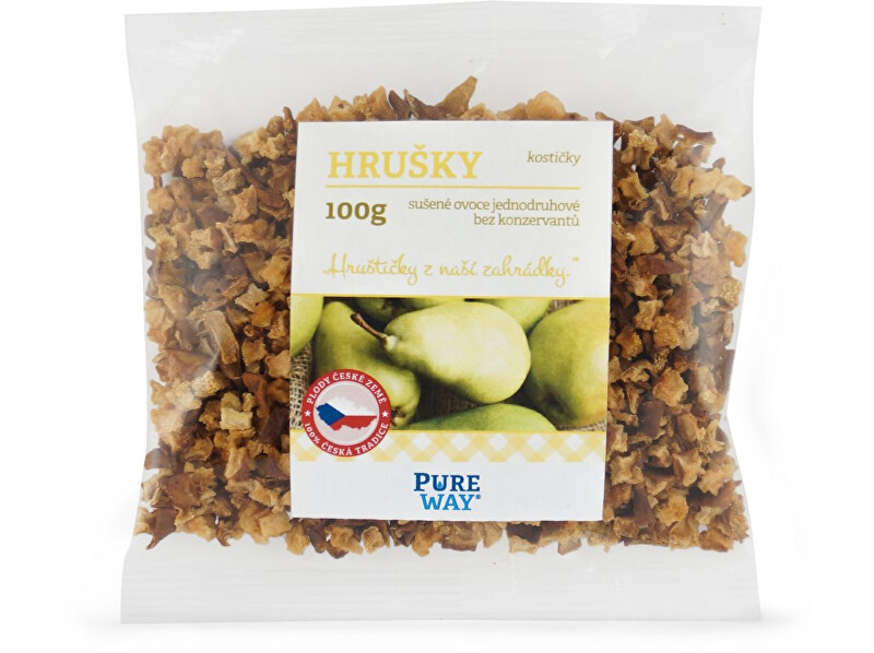 Zobrazit detail výrobku Pure Way Hrušky - kostičky 100g Zobrazit detail výrobku Pure Way Hrušky - kostičky 100g