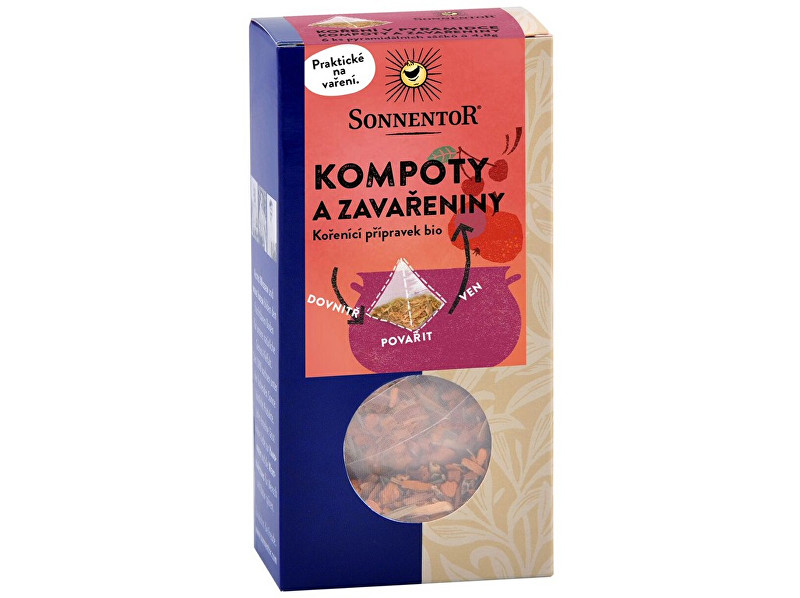 Zobrazit detail výrobku Sonnentor Bio Kompoty a zavařeniny - koření v pyramidce 6 x 4,8 g Zobrazit detail výrobku Sonnentor Bio Kompoty a zavařeniny - koření v pyramidce 6 x 4,8 g