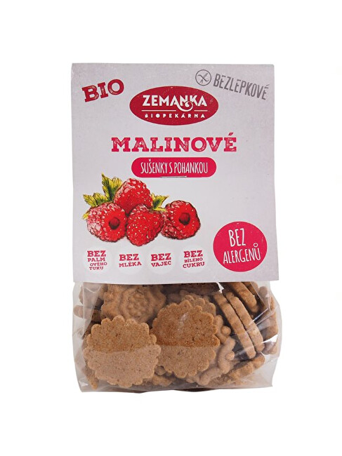 Zobrazit detail výrobku Biopekárna Zemanka Bio Krtkovy malinové sušenky 100 g Zobrazit detail výrobku Biopekárna Zemanka Bio Krtkovy malinové sušenky 100 g