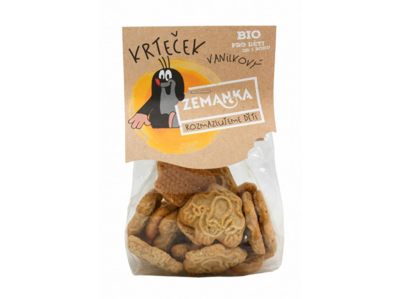 Zobrazit detail výrobku Biopekárna Zemanka Bio Krtkovy vanilkové sušenky 100 g Zobrazit detail výrobku Biopekárna Zemanka Bio Krtkovy vanilkové sušenky 100 g