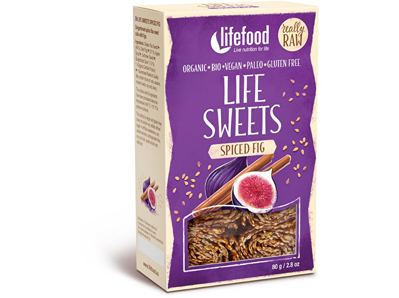 Lifefood Bio Life sweets Perníkové s fíky 80g