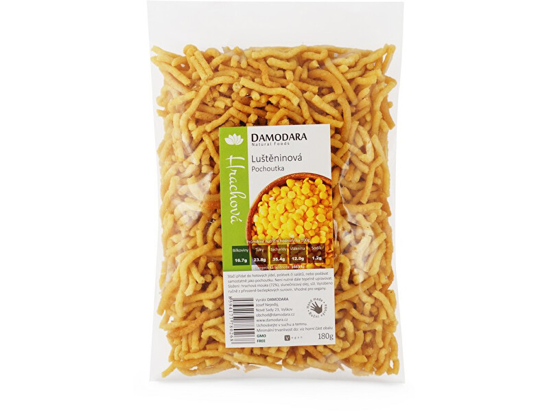 Zobrazit detail výrobku Damodara Luštěninová pochoutka hrachová 180g Zobrazit detail výrobku Damodara Luštěninová pochoutka hrachová 180g