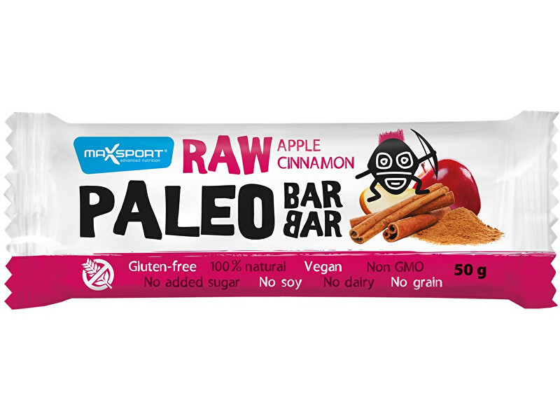 Zobrazit detail výrobku Max sport Tyčinka Paleo Barbar jablko a skořice 50g Zobrazit detail výrobku Max sport Tyčinka Paleo Barbar jablko a skořice 50g