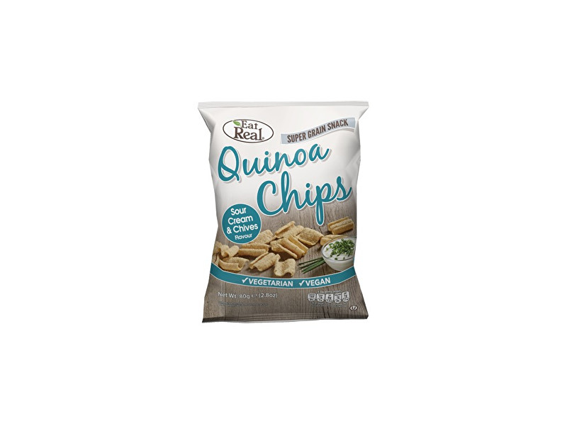 Zobrazit detail výrobku EatReal Quinoa chipsy – smetana a pažitka 30g Zobrazit detail výrobku EatReal Quinoa chipsy – smetana a pažitka 30g
