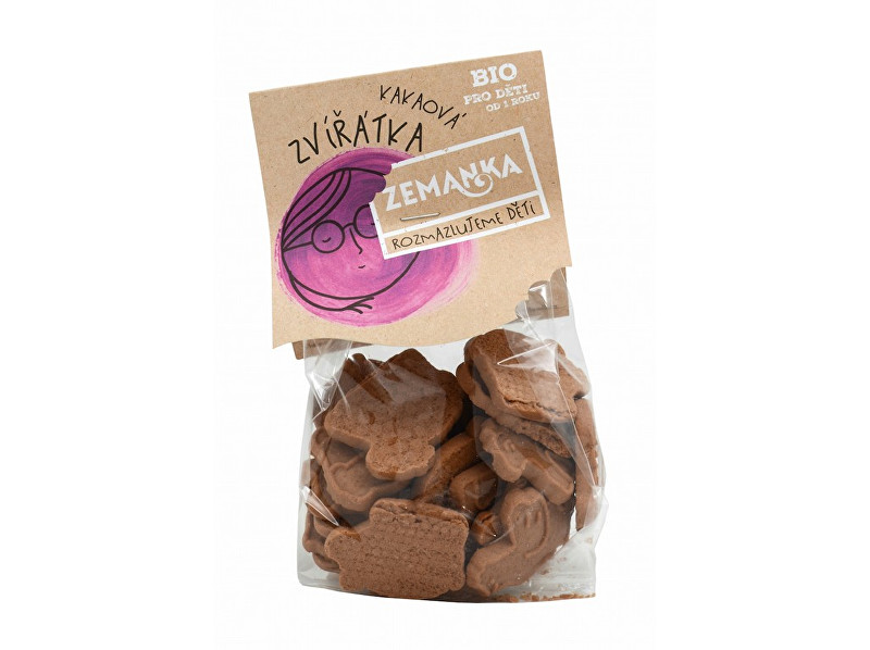 Zobrazit detail výrobku Biopekárna Zemanka Bio Špaldová zvířátka kakaová 100 g Zobrazit detail výrobku Biopekárna Zemanka Bio Špaldová zvířátka kakaová 100 g