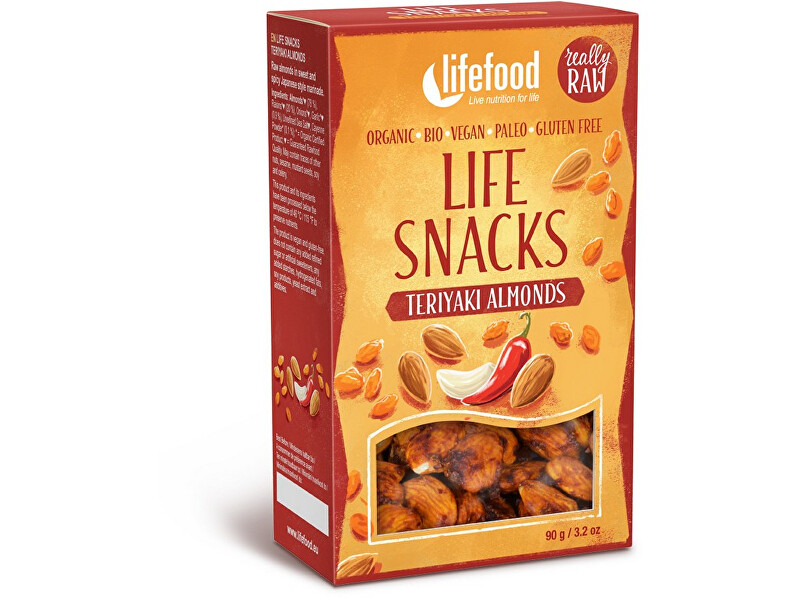 Zobrazit detail výrobku Lifefood Bio Life snacks Teriyaki mandle 90g Zobrazit detail výrobku Lifefood Bio Life snacks Teriyaki mandle 90g