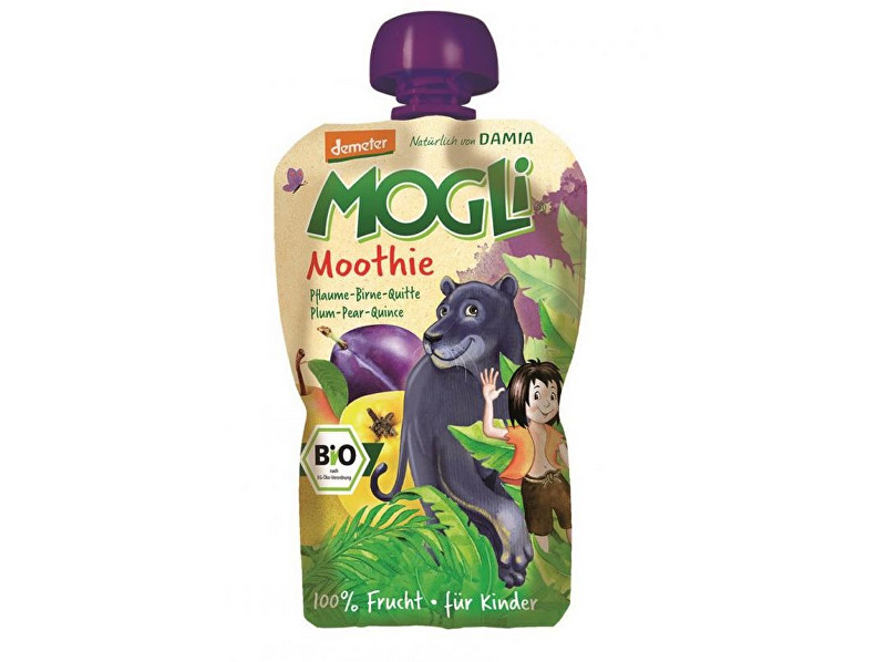 Zobrazit detail výrobku MOGLI Bio Ovocné pyré Moothie švestka hruška kdoule bez cukru 100g Zobrazit detail výrobku MOGLI Bio Ovocné pyré Moothie švestka hruška kdoule bez cukru 100g