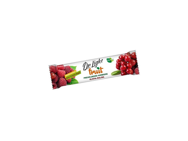 Dr. Light Tyčinka ovocná Dr.Light Fruit Klikva - Malina 30g