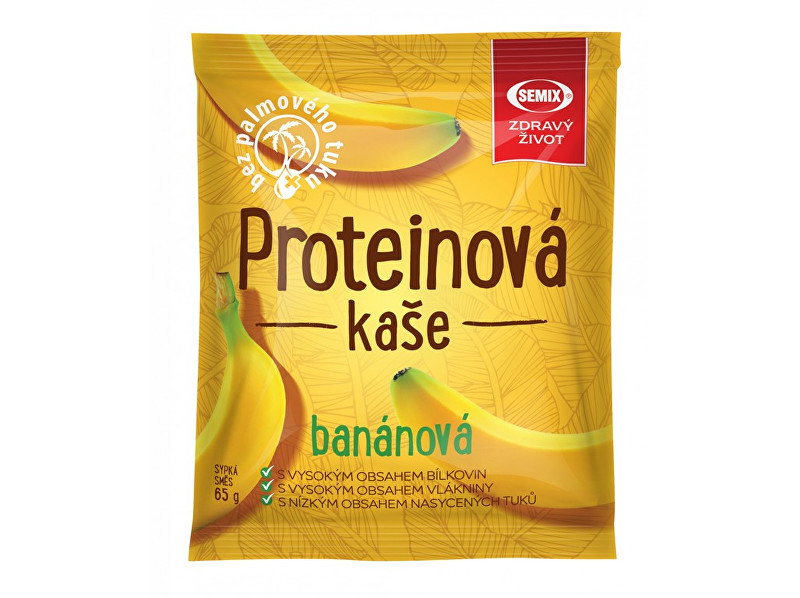 Zobrazit detail výrobku Semix Proteinová kaše banán 65g Zobrazit detail výrobku Semix Proteinová kaše banán 65g