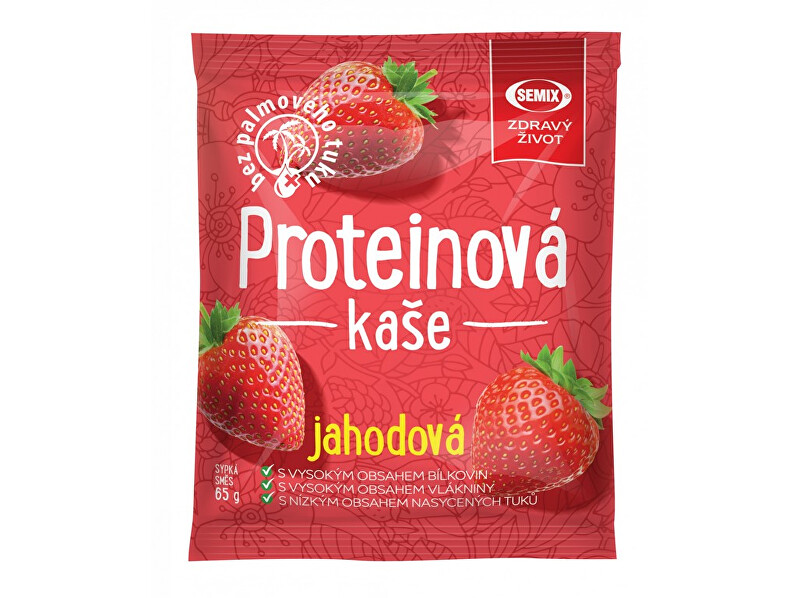 Zobrazit detail výrobku Semix Proteinová kaše jahoda 65g Zobrazit detail výrobku Semix Proteinová kaše jahoda 65g