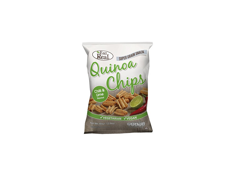 EatReal Quinoa chipsy – chilli a limetka 30g