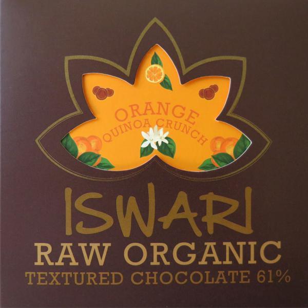 Iswari Raw čokoláda - Orange Quinoa Crunch 75 g BIO