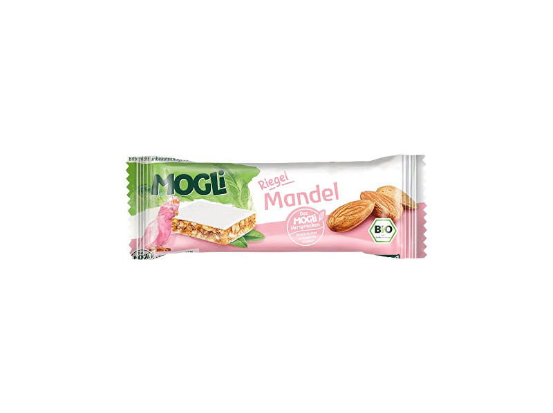 Zobrazit detail výrobku MOGLI Bio Tyčinka mandlová bez cukru 25g Zobrazit detail výrobku MOGLI Bio Tyčinka mandlová bez cukru 25g