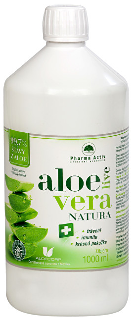Zobrazit detail výrobku Pharma Activ AloeVeraLive Natura 1000 ml Zobrazit detail výrobku Pharma Activ AloeVeraLive Natura 1000 ml