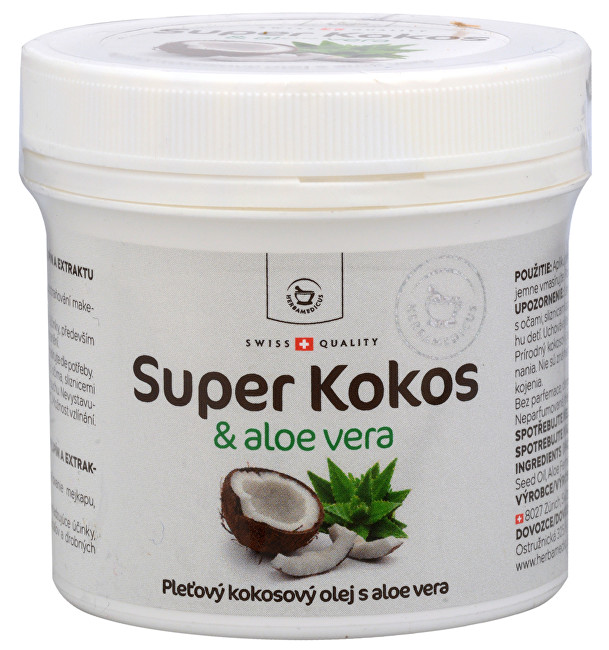 Herbamedicus Super Kokos & aloe vera - pleťový olej 150 ml