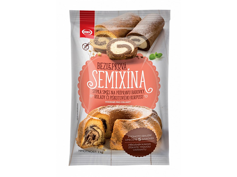 Zobrazit detail výrobku Semix Bezlepková Semixína 1kg Zobrazit detail výrobku Semix Bezlepková Semixína 1kg