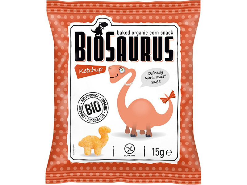Zobrazit detail výrobku Biosaurus Bio křupky s kečupem 15g Zobrazit detail výrobku Biosaurus Bio křupky s kečupem 15g