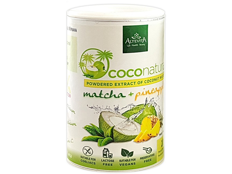 Zobrazit detail výrobku Altevita Coco natural matcha a ananas 140g Zobrazit detail výrobku Altevita Coco natural matcha a ananas 140g