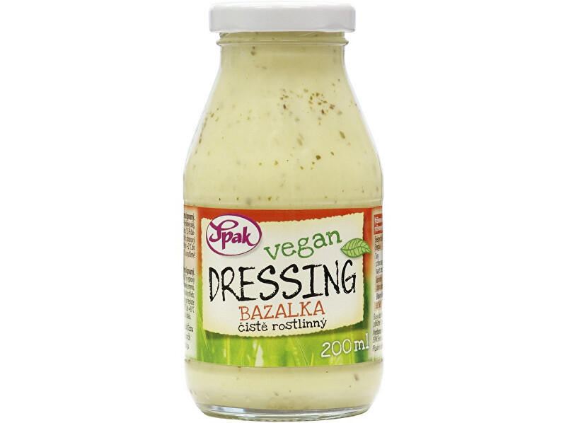 Zobrazit detail výrobku Spak Dressing Vegan Bazalka 200 ml Zobrazit detail výrobku Spak Dressing Vegan Bazalka 200 ml