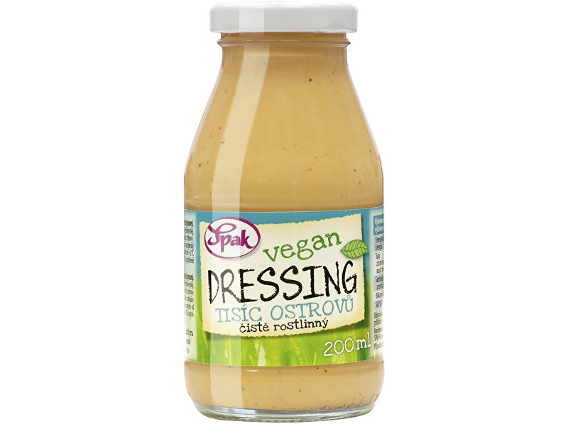 Zobrazit detail výrobku Spak Dressing Vegan Tisíc ostrovů 200 ml Zobrazit detail výrobku Spak Dressing Vegan Tisíc ostrovů 200 ml