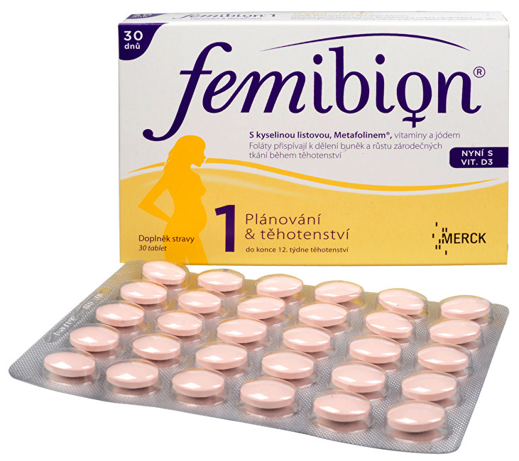 FEMIBION Femibion 1 s vitamínem D3 30 tbl.