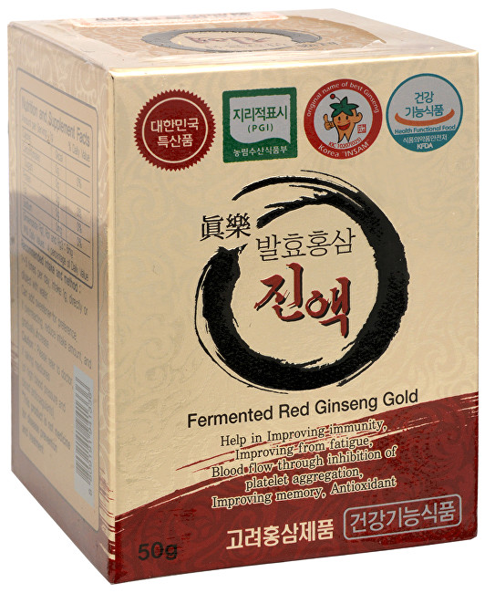GINLAC Fermented Red Ginseng Extract GOLD - ženšenový extrakt fermentovaný 50 g