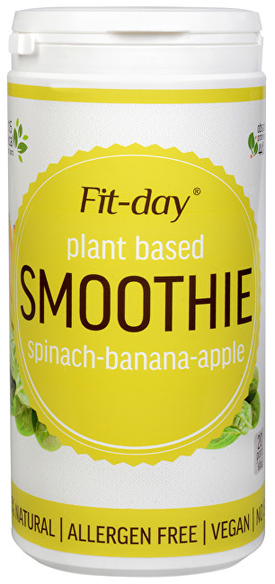 FIT-DAY FIT-DAY Plant based smoothie SPINACH-BANANA-APPLE 600 g