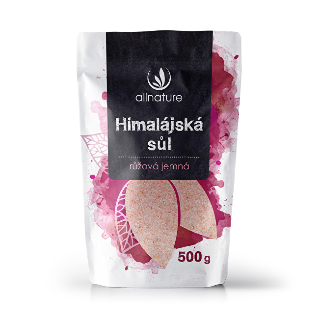 Allnature Himalájská sůl růžová jemná 500 g