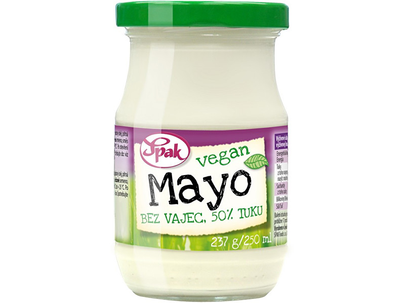 Zobrazit detail výrobku Spak Majonéza 50% VEGAN 250ml Zobrazit detail výrobku Spak Majonéza 50% VEGAN 250ml