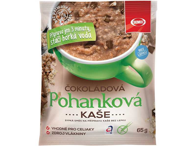 Zobrazit detail výrobku Semix Pohanková kaše čokoládová 65g Zobrazit detail výrobku Semix Pohanková kaše čokoládová 65g