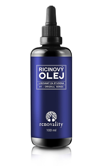 Renovality Ricinový olej za studena lisovaný 100 ml