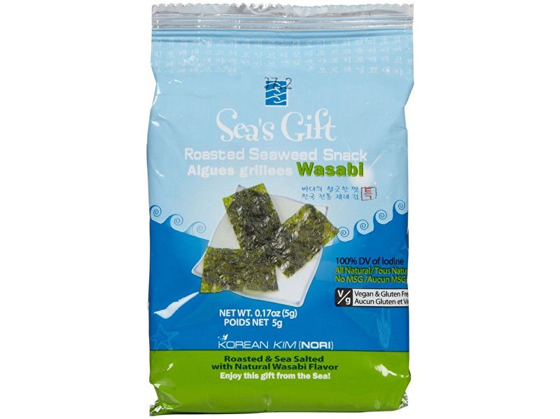 SEA´S GIFT Sea´s gift snack mořská řasa nori s wasabi 5g