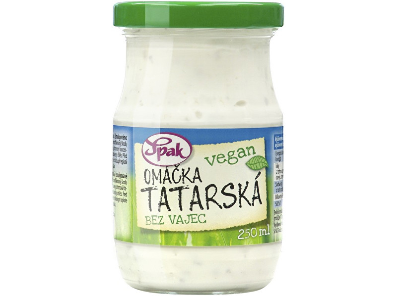 Zobrazit detail výrobku Spak Tatarská omáčka VEGAN 250 g Zobrazit detail výrobku Spak Tatarská omáčka VEGAN 250 g